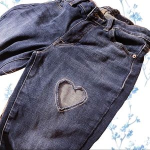 Lucky Brand Heart Cutout jeans 💕